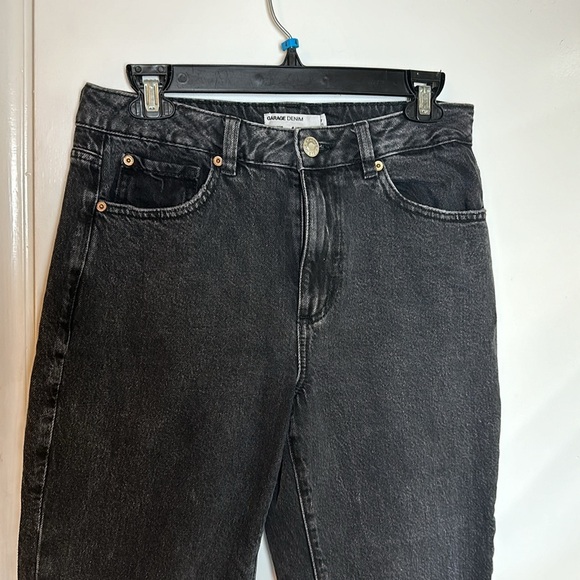 Garage black denim mom jeans - Picture 2 of 10